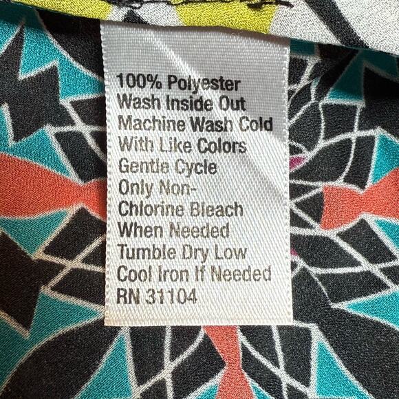 Cynthia Rowley Kimono Hippie Boho Beach Cover Up Sz S/M Open Front Tribal Print - Picture 8 of 8